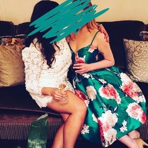 Eliza J tea length dress